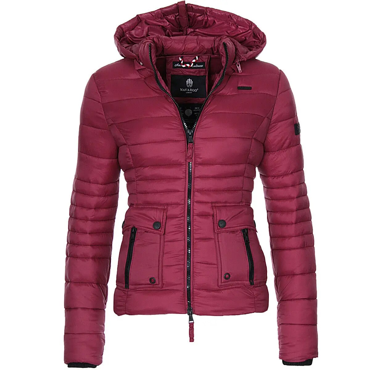 Women's Quilted Puffer Jacket | Hooded | Lightweight and Warm