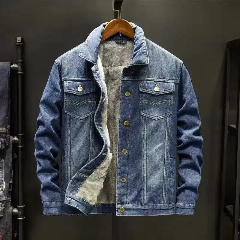 Fleece-Lined Denim Jacket | Warmth and Style | Winter Essential