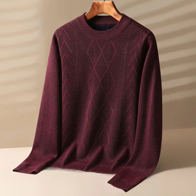 Cable-Knit Crewneck Sweater | Timeless Design | Warm and Comfortable