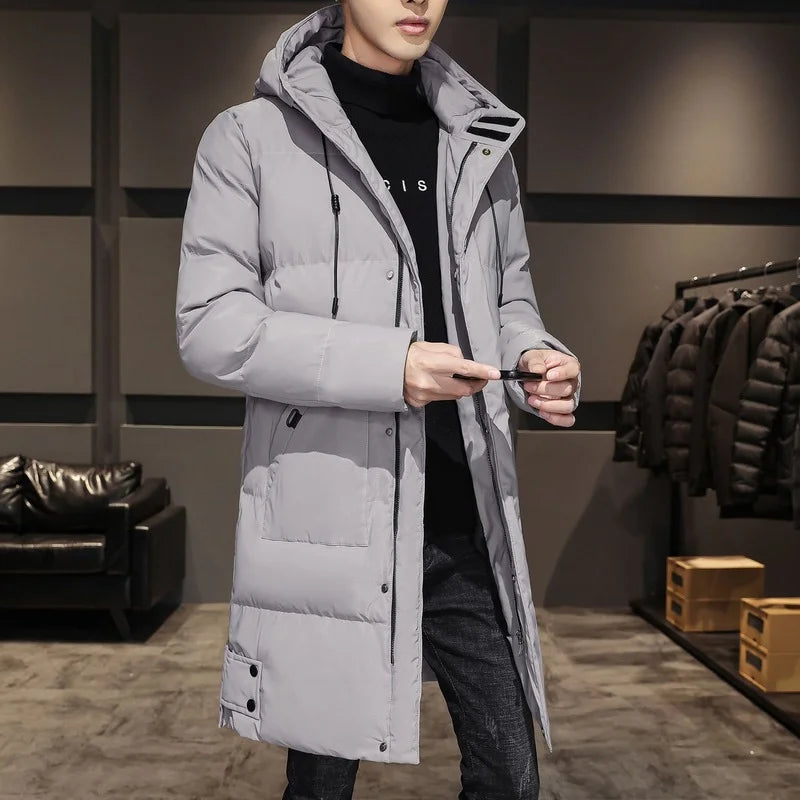 Men's Longline Winter Coat | Insulated | Warm and Stylish