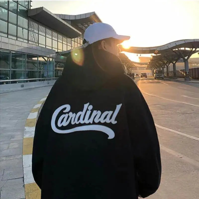 Oversized Cardinal Graphic Hoodie | Cotton | Sporty and Trendy