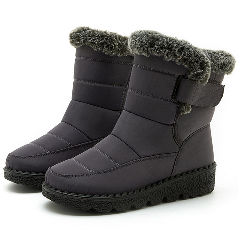 Faux Fur-Lined Snow Boots | Waterproof | Warm and Slip-Resistant