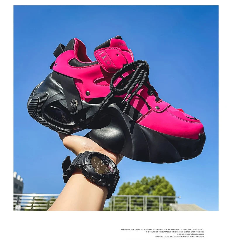 Bold Chunky Sole Sneakers | Futuristic Design | Vibrant Colors