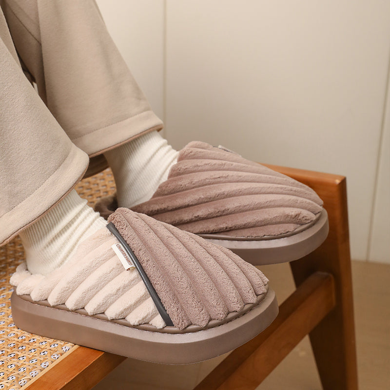 Cozy Quilted Slippers | Plush Fleece Lining | Non-Slip Comfort