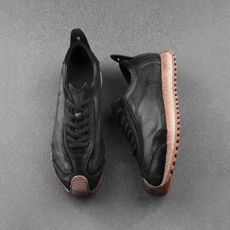 Handcrafted Leather Sneakers | Minimalist Design | Durable and Stylish