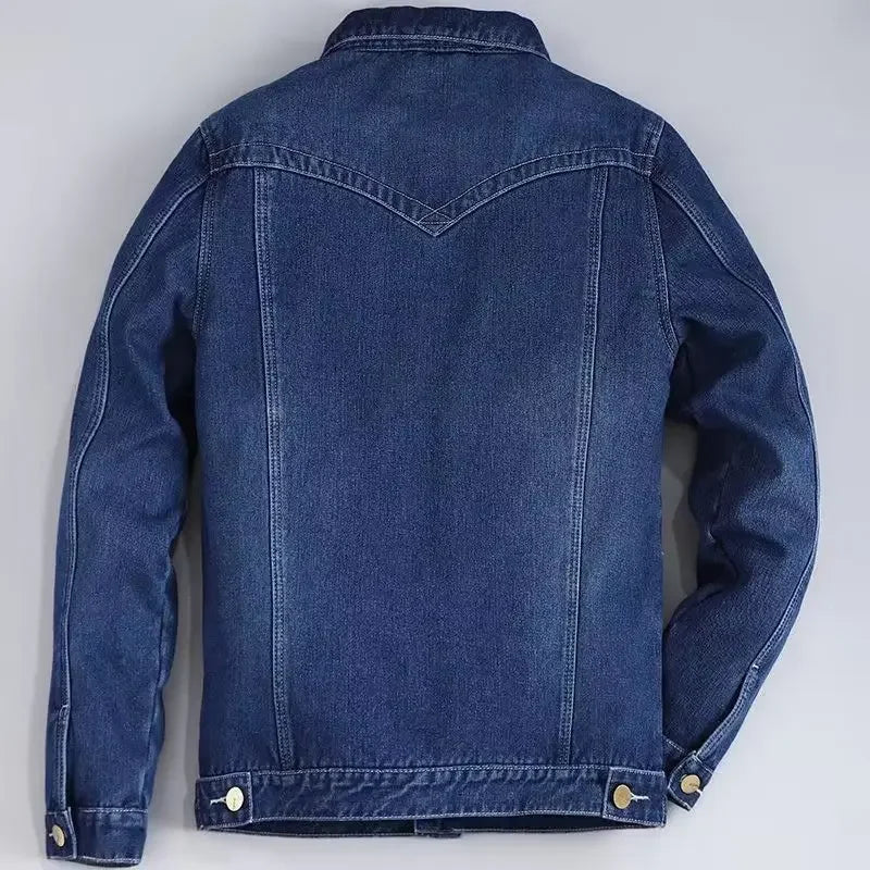 Fleece-Lined Denim Jacket | Winter Warmth | Classic Style