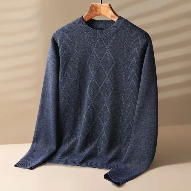 Cable-Knit Crewneck Sweater | Timeless Design | Warm and Comfortable