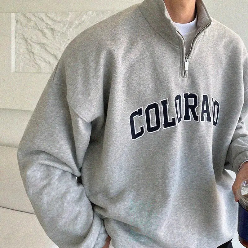 Colorado Half-Zip Sweatshirt | Relaxed Fit | Casual Streetwear