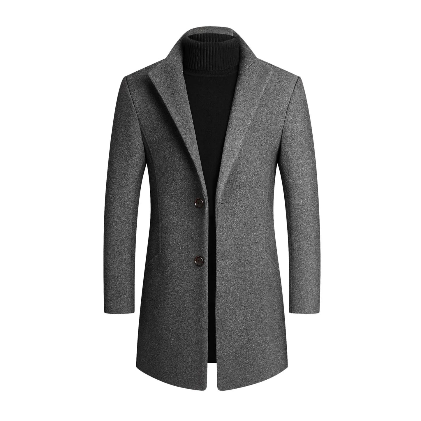 Tailored Overcoat | Wool Blend | Elegant and Warm