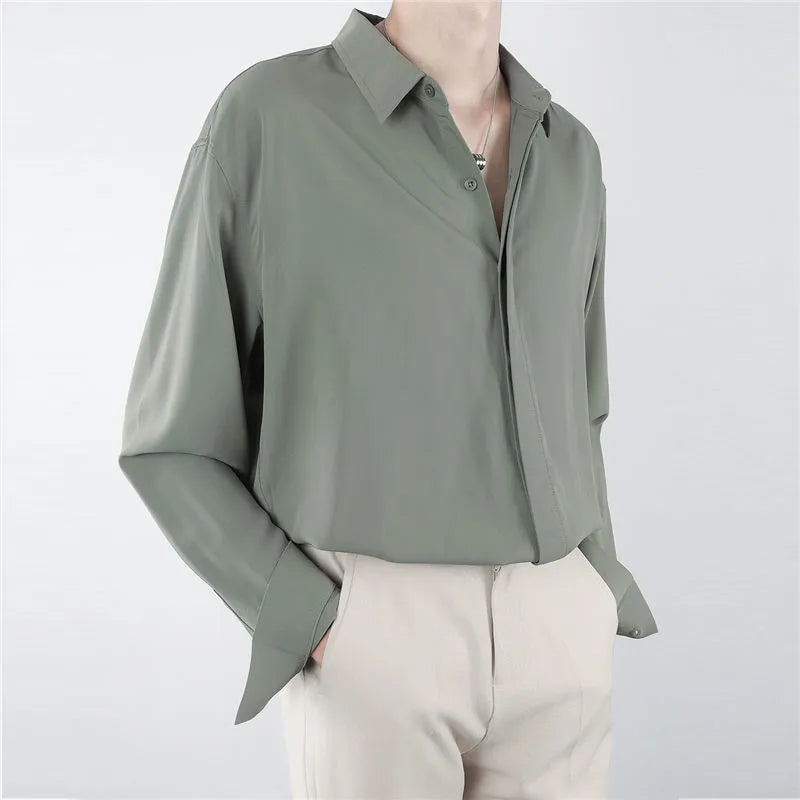 Classic Button-Down Shirt | Polyester | Modern and Versatile