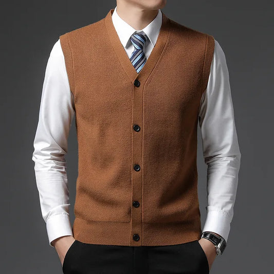 Classic Knit Vest | Button-Up | Timeless and Versatile