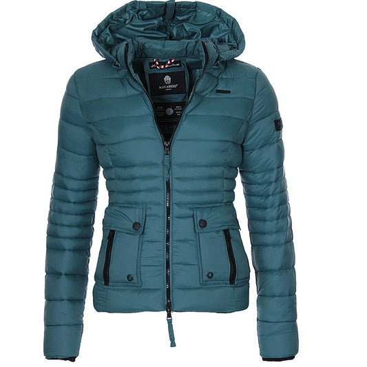 Women's Quilted Puffer Jacket | Hooded | Lightweight and Warm