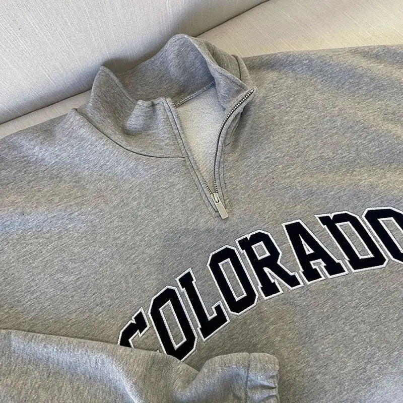 Colorado Half-Zip Sweatshirt | Relaxed Fit | Casual Streetwear