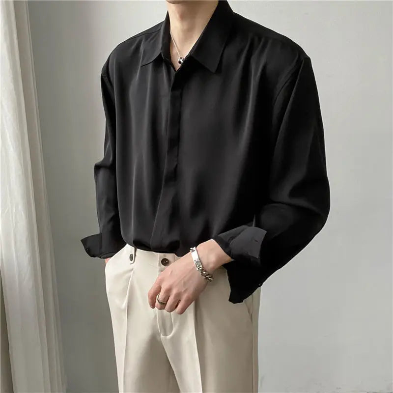 Classic Button-Down Shirt | Polyester | Modern and Versatile