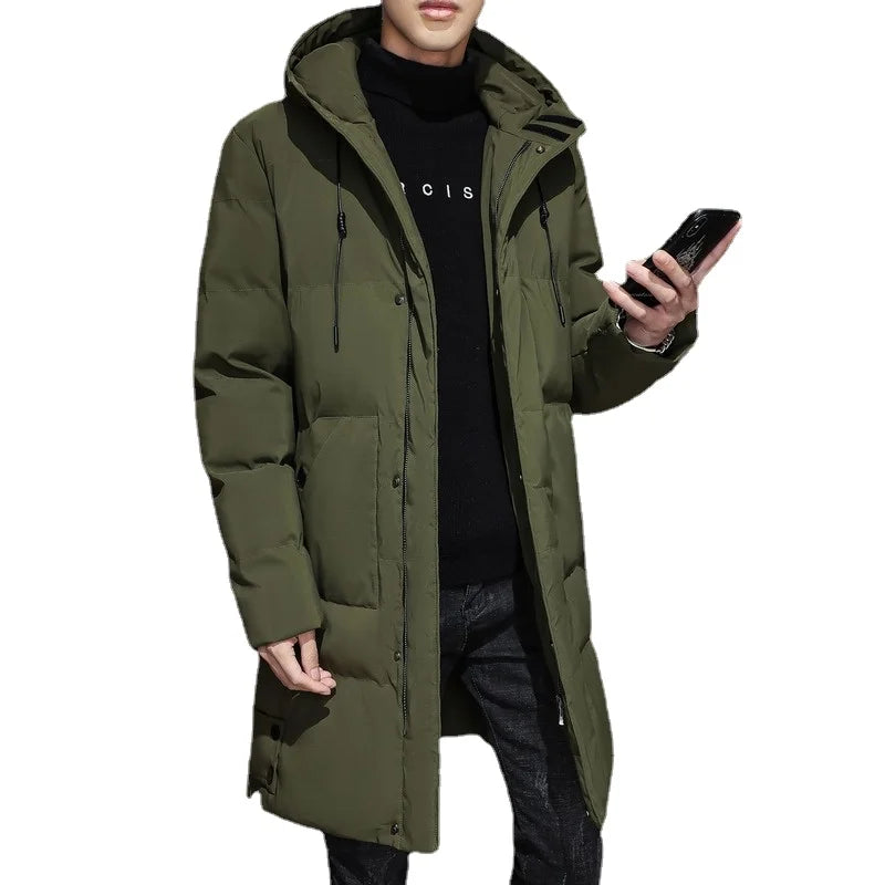 Men's Longline Winter Coat | Insulated | Warm and Stylish