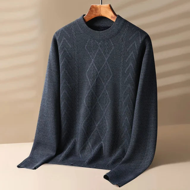 Cable-Knit Crewneck Sweater | Timeless Design | Warm and Comfortable