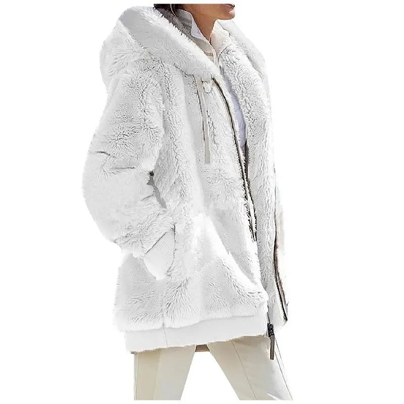 Sherpa Fleece Hoodie Jacket | Relaxed Fit | Ultra-Soft Comfort