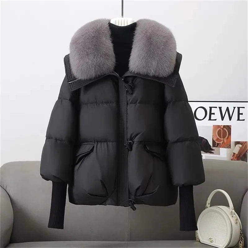 Faux Fur Collar Puffer Jacket | Winter Essential | Warm and Stylish