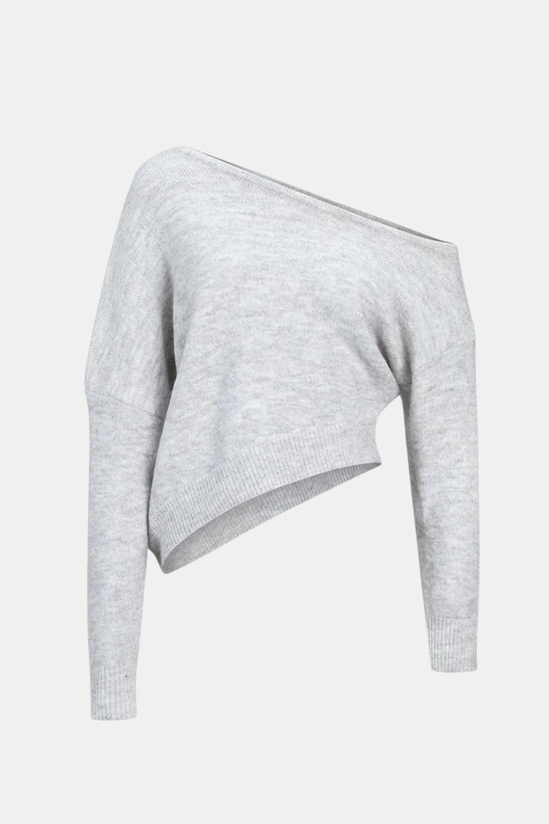 Samantha – One Shoulder Asymmetric Sweater