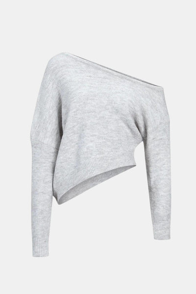 Samantha – One Shoulder Asymmetric Sweater