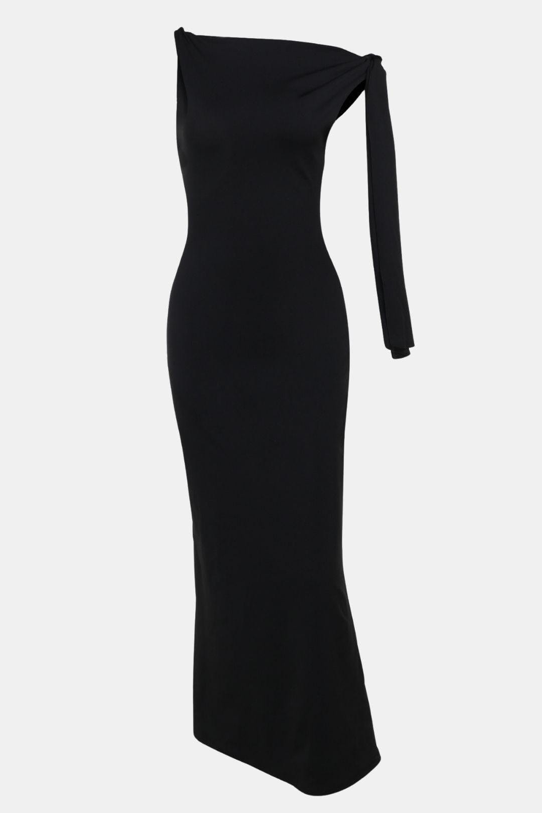 Sandara – Beloved Knotted Sleeveless Long Dress