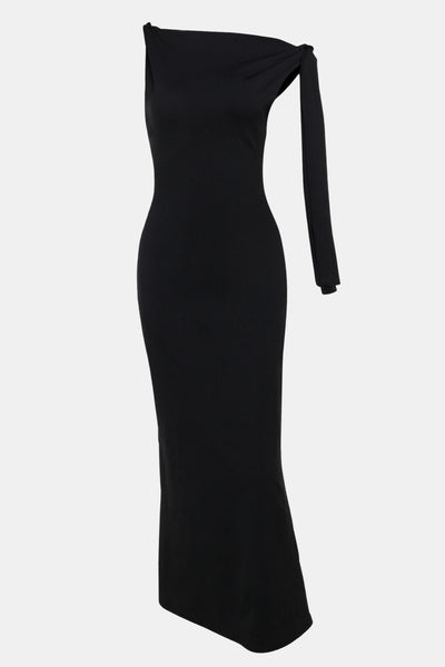 Sandara – Beloved Knotted Sleeveless Long Dress