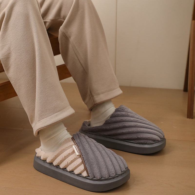 Cozy Quilted Slippers | Plush Fleece Lining | Non-Slip Comfort