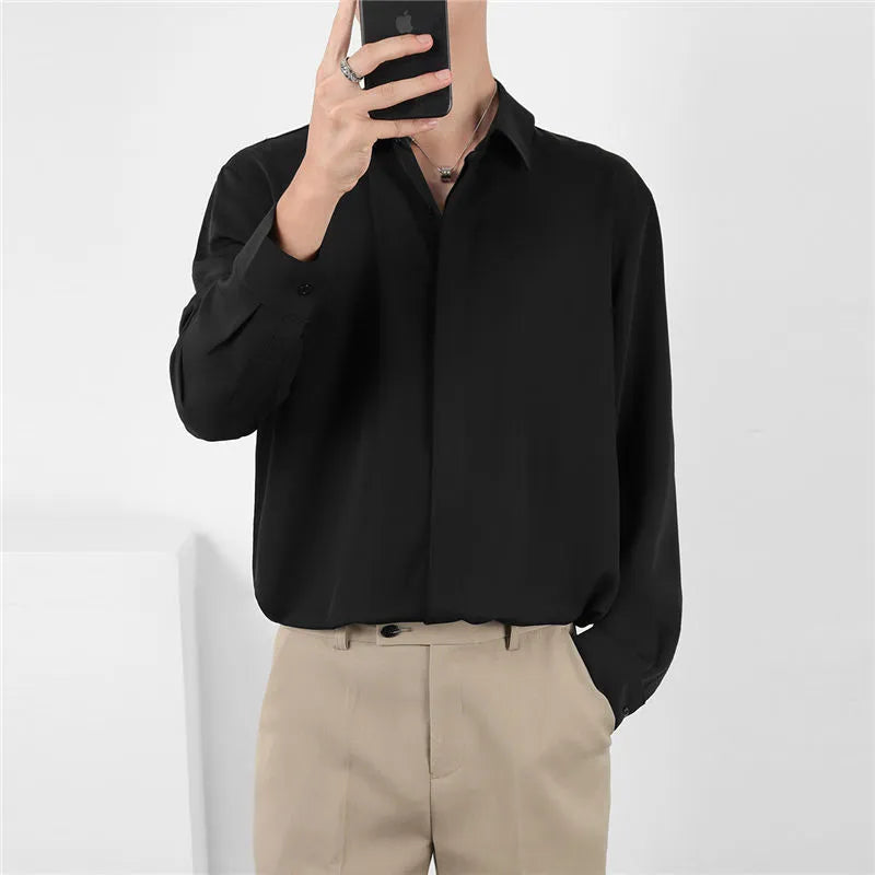 Classic Button-Down Shirt | Polyester | Modern and Versatile