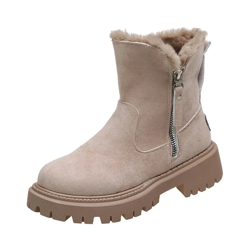 Faux Fur Winter Boots | Suede-Like | Warm and Durable