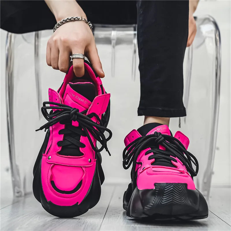 Bold Chunky Sole Sneakers | Futuristic Design | Vibrant Colors