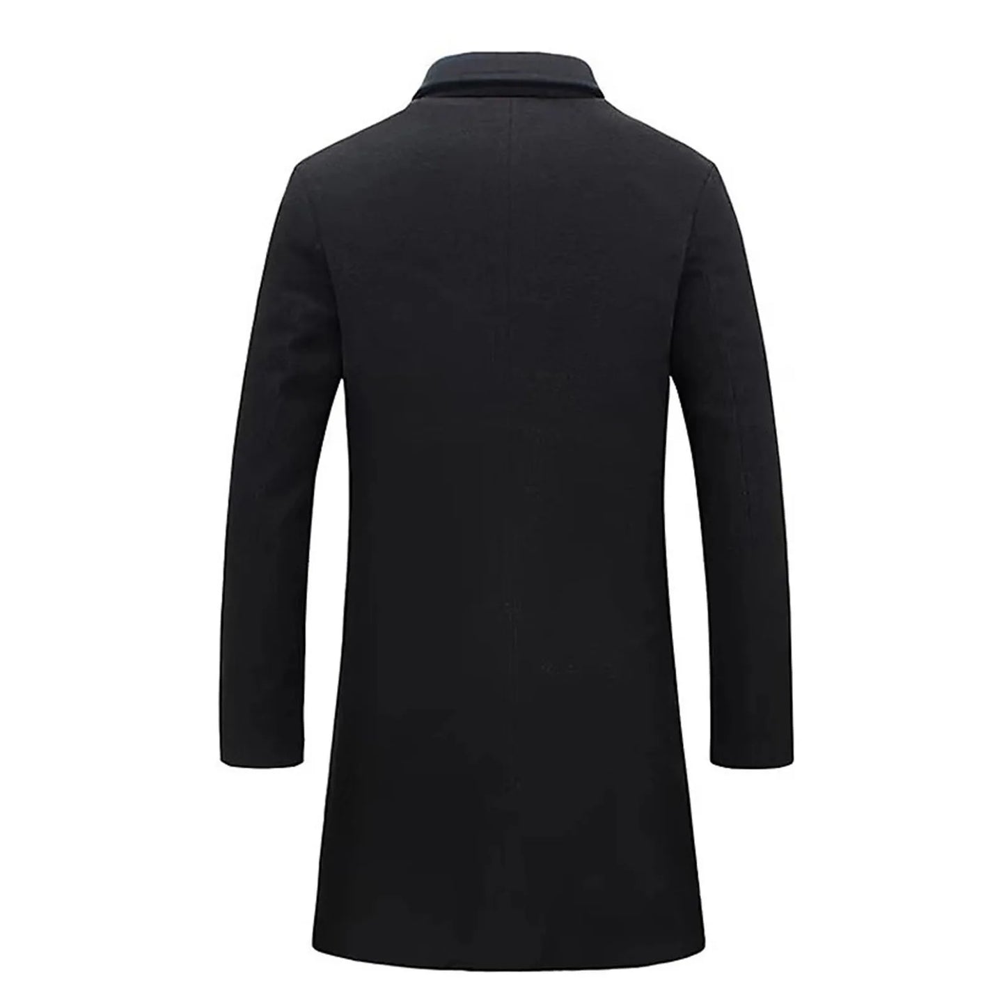 Wool Blend Coat | Elegant Longline Style | Lightweight Warmth