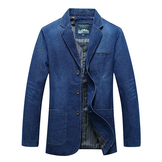 Denim Blazer | Slim Fit | Versatile and Comfortable