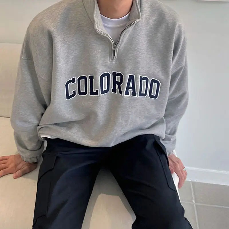 Colorado Half-Zip Sweatshirt | Relaxed Fit | Casual Streetwear