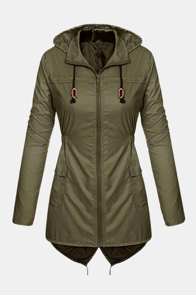 Scottie – Full Zip Trench Coat Rain Jacket