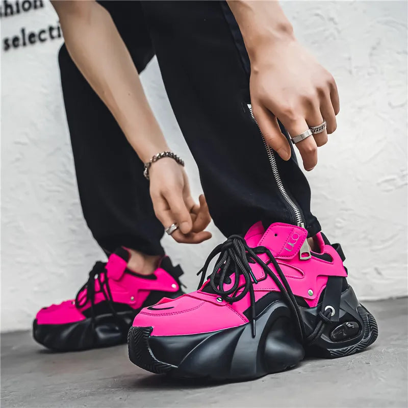 Bold Chunky Sole Sneakers | Futuristic Design | Vibrant Colors