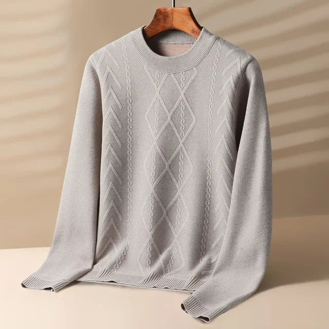 Cable-Knit Crewneck Sweater | Timeless Design | Warm and Comfortable