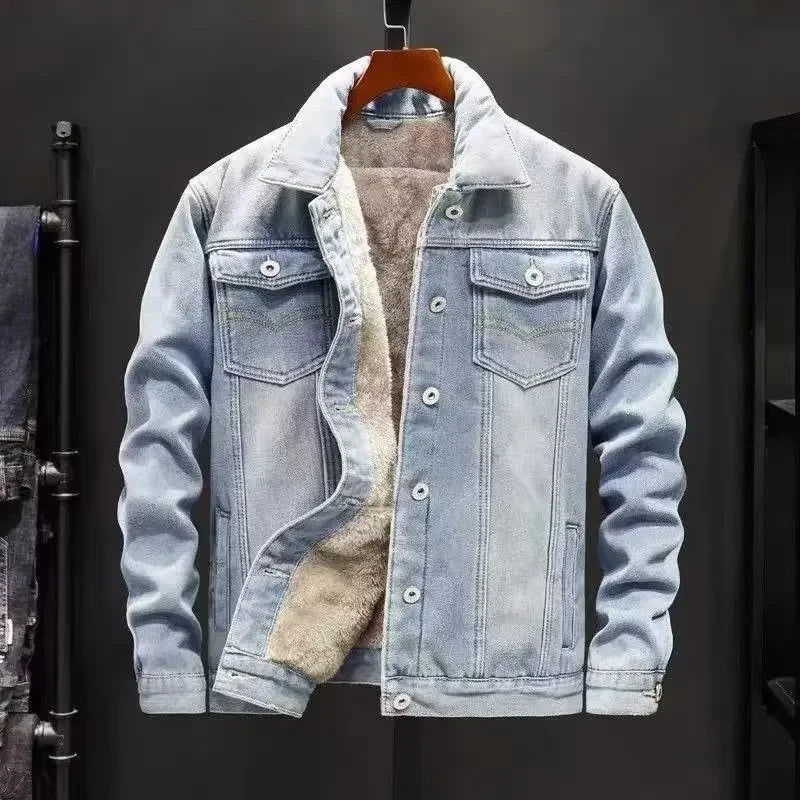 Fleece-Lined Denim Jacket | Warmth and Style | Winter Essential