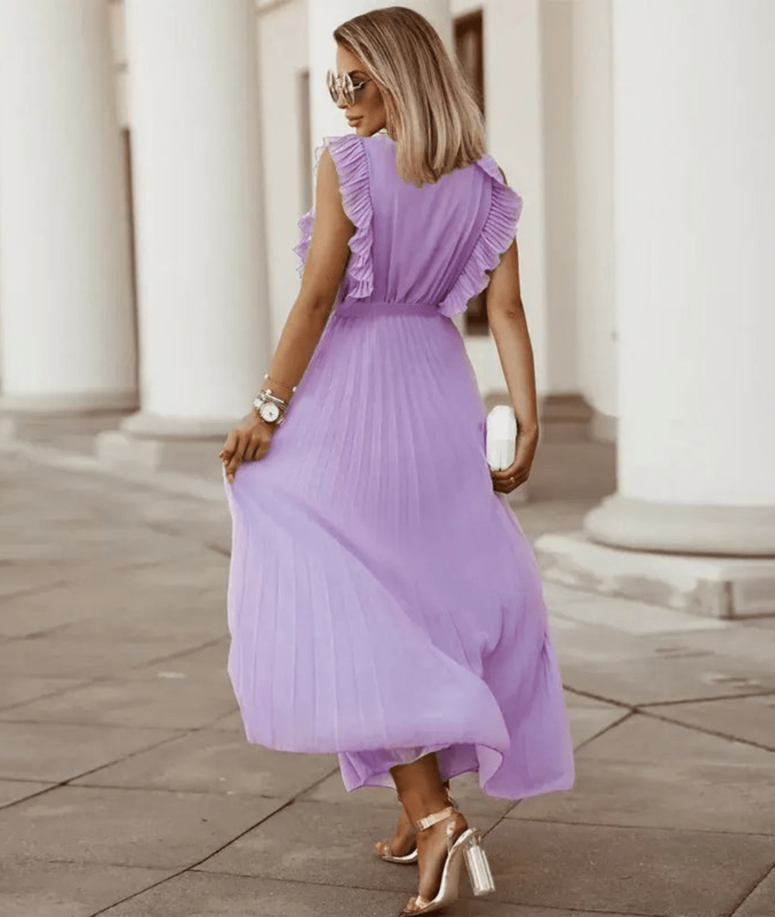 Serafina – Sleeveless Satin Maxi Dress