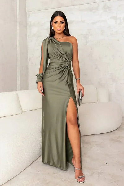 Zahra – One-Shoulder Maxi Dress