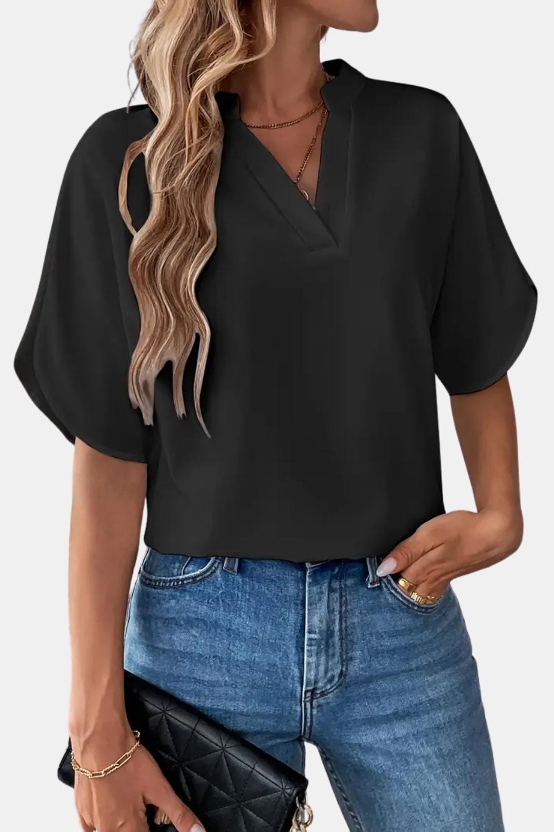 Serenya – Casual Chiffon Blouse