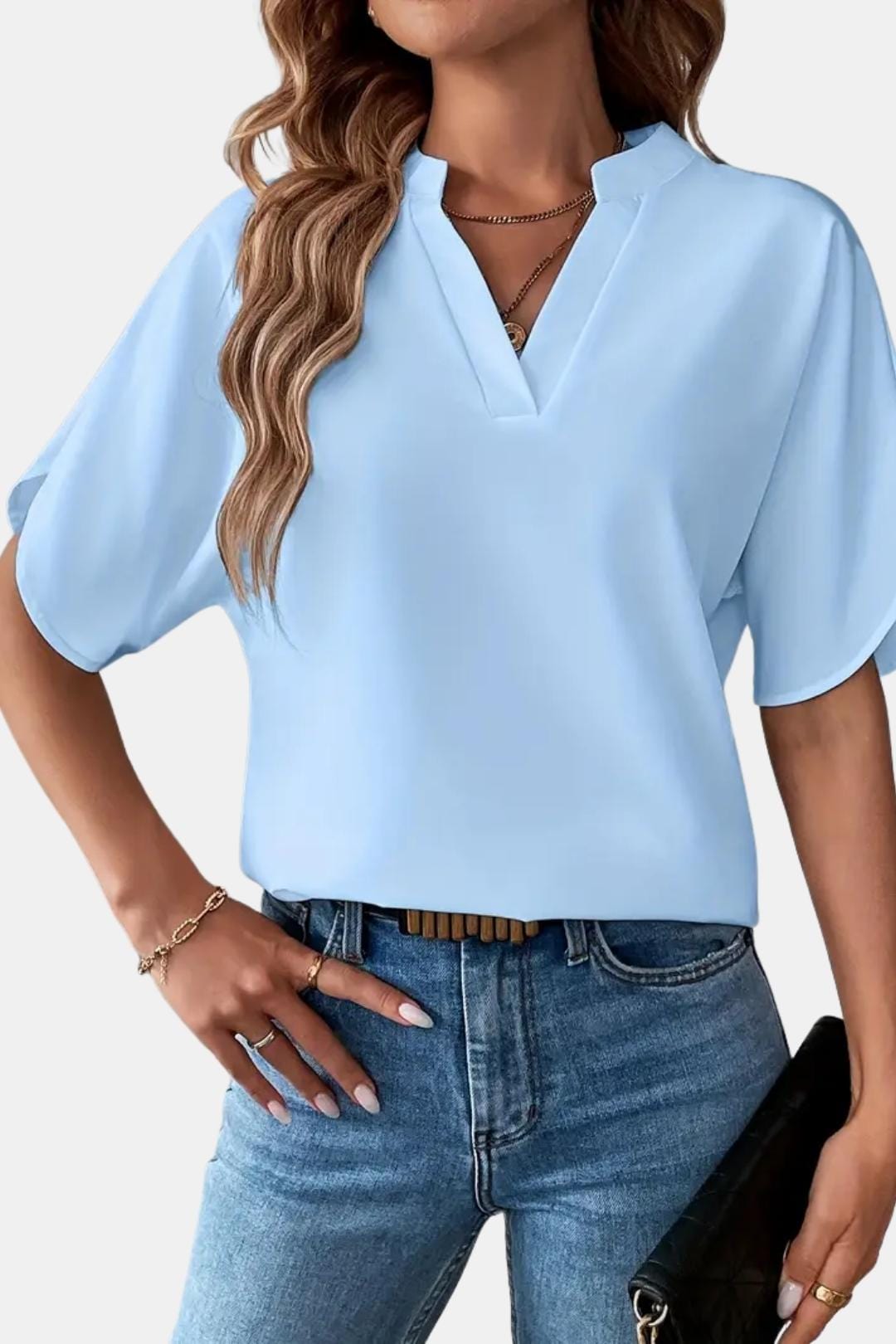 Serenya – Casual Chiffon Blouse