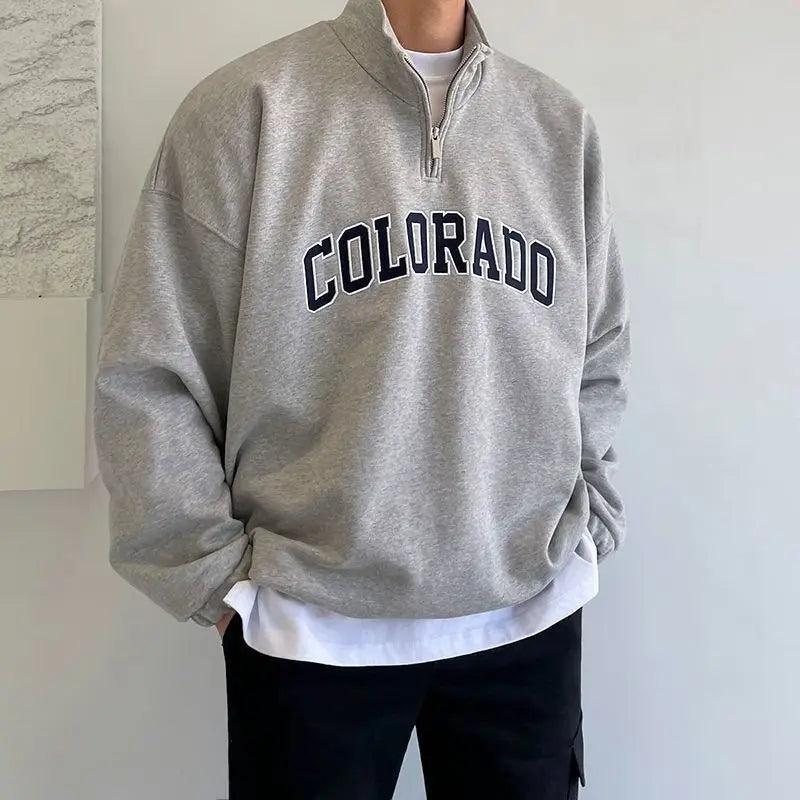 Colorado Half-Zip Sweatshirt | Relaxed Fit | Casual Streetwear