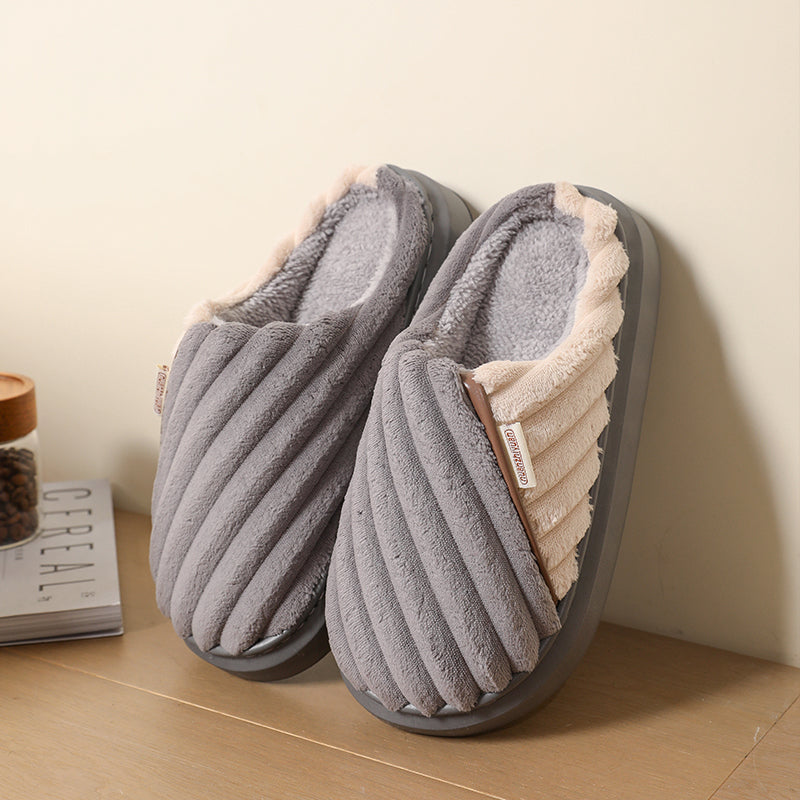 Cozy Quilted Slippers | Plush Fleece Lining | Non-Slip Comfort