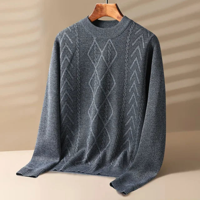 Cable-Knit Crewneck Sweater | Timeless Design | Warm and Comfortable