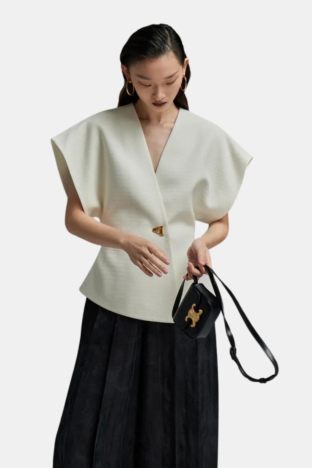 Solviana – Cardigan V-Neck Button Down Knit