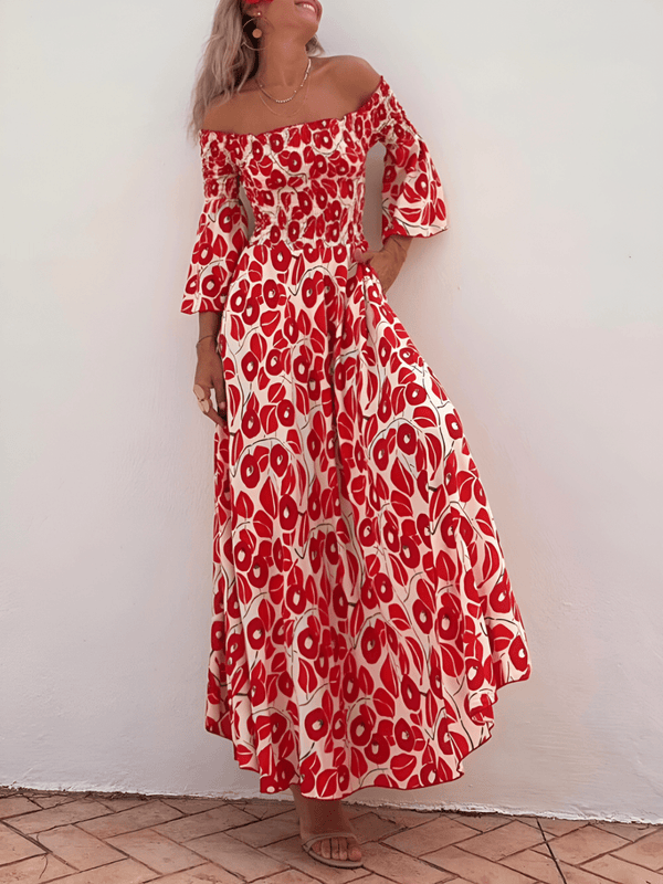 Sorella – Printed Boho Maxi Dress