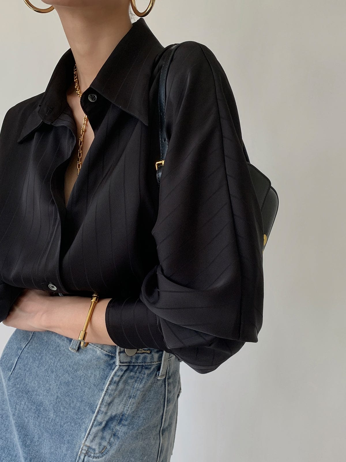 Sierra – Oversized Button-Up Shirt | Flattering Fit for Everyday Ease