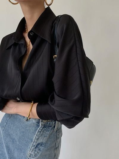 Sierra – Oversized Button-Up Shirt | Flattering Fit for Everyday Ease