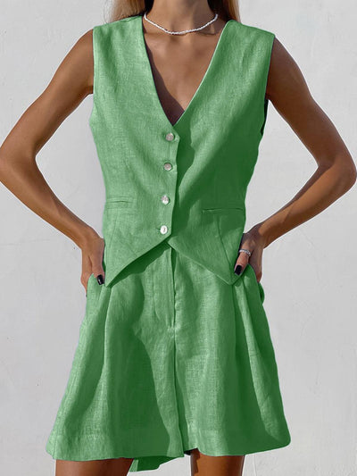 Lily – Women's Shorts Set with Effortless Style | Comfortably Soft