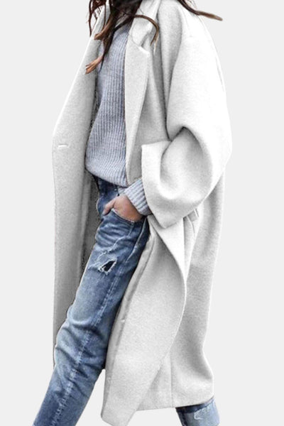 Sylvia - Relaxed Long Hem Double Breasted Jacket